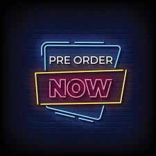 ONLY PRE ORDERS 📦