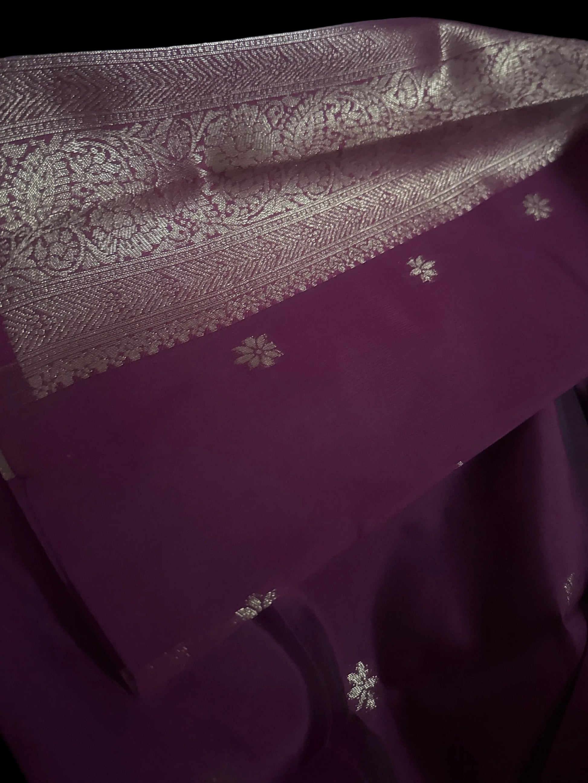 Lavender Semi Silk
