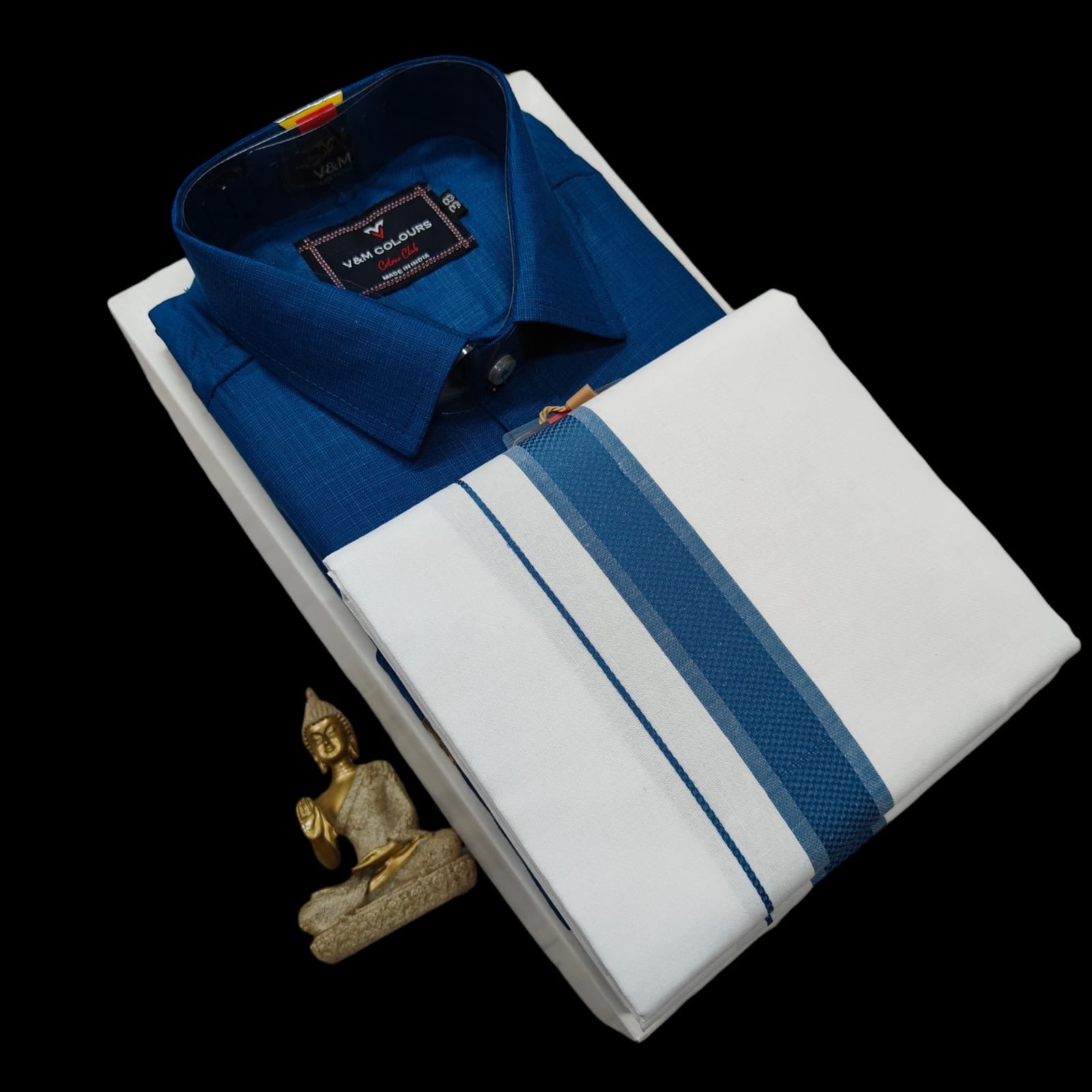Cotton blended Shirt & Dhoti