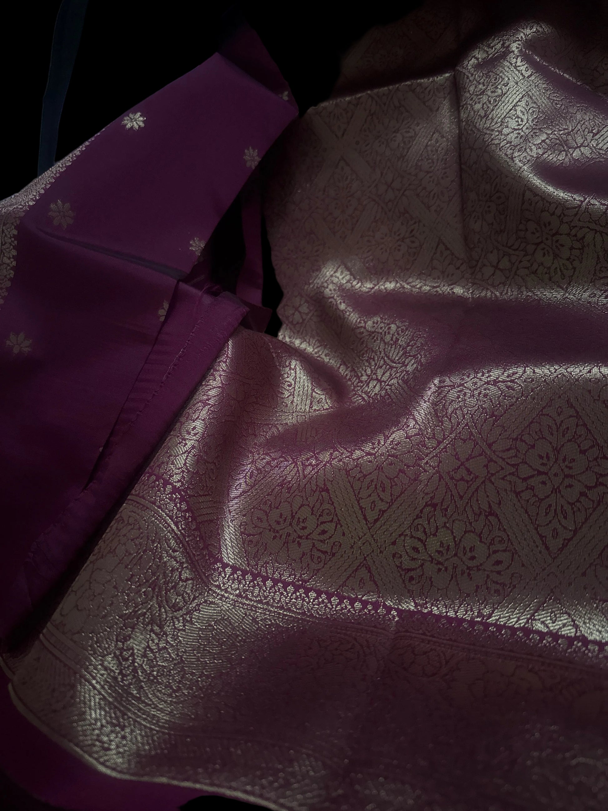 Lavender Semi Silk