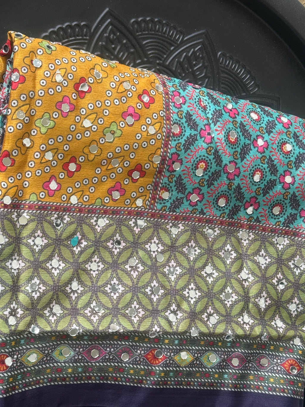 Mirror Work Synon Silk