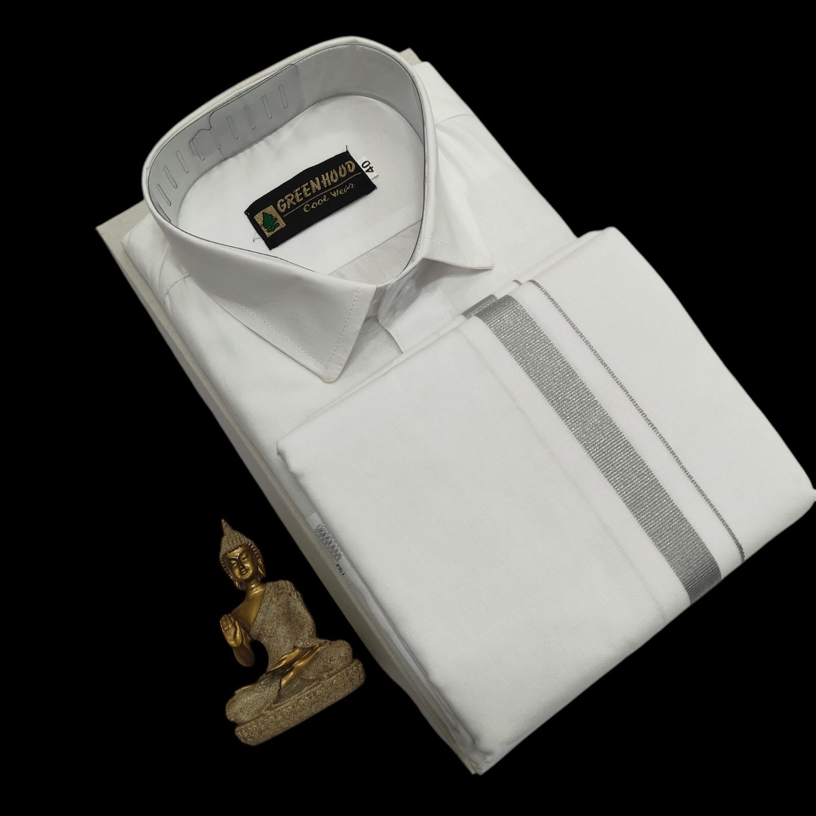 Cotton blended Shirt & Dhoti