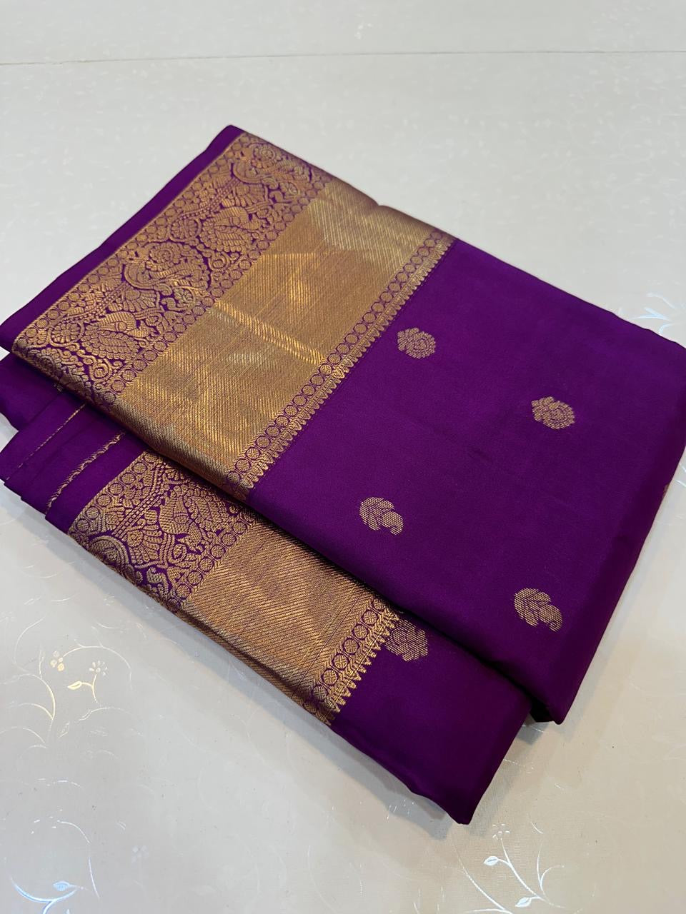 Plain Kanchi Silk