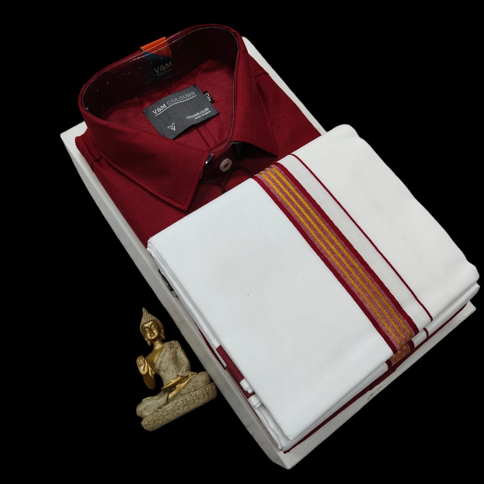 Cotton blended Shirt & Dhoti