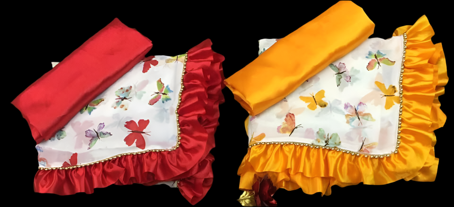 Butterfly Frill Saree