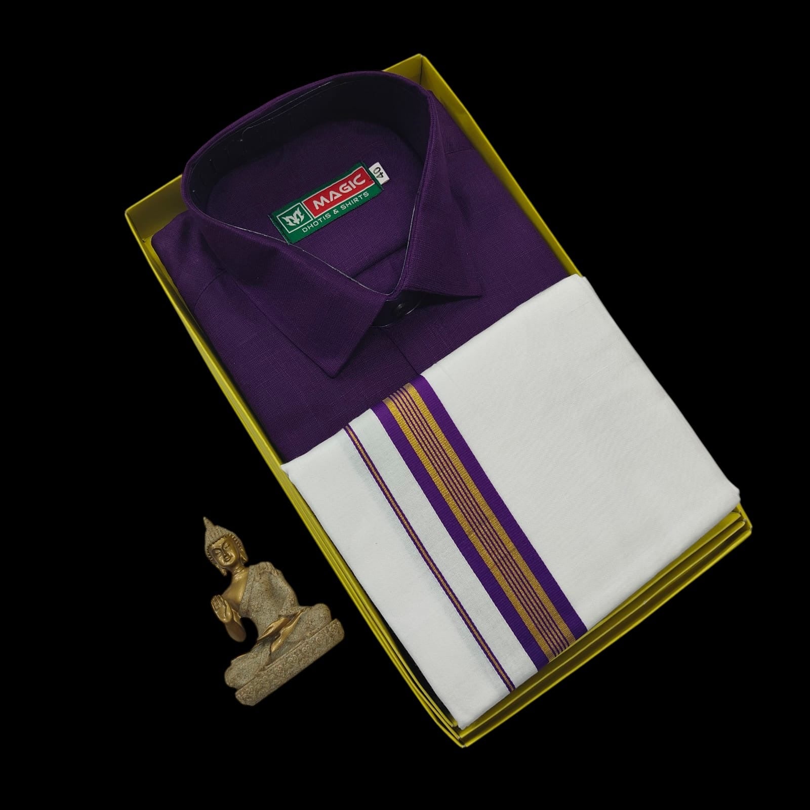Cotton blended Shirt & Dhoti